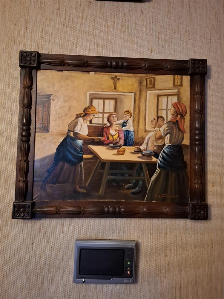 Gerahmtes Stillleben-Gemälde - ID: 2-MMW